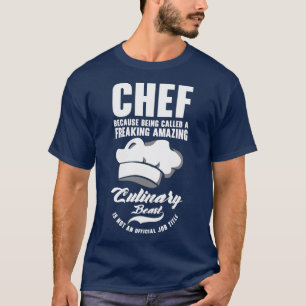 Chef Beast Culinary Art Cooking Baking Meals T-Shirt