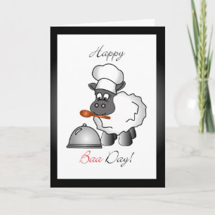 chef birthday greeting card