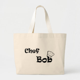 Chef Bob Large Tote Bag