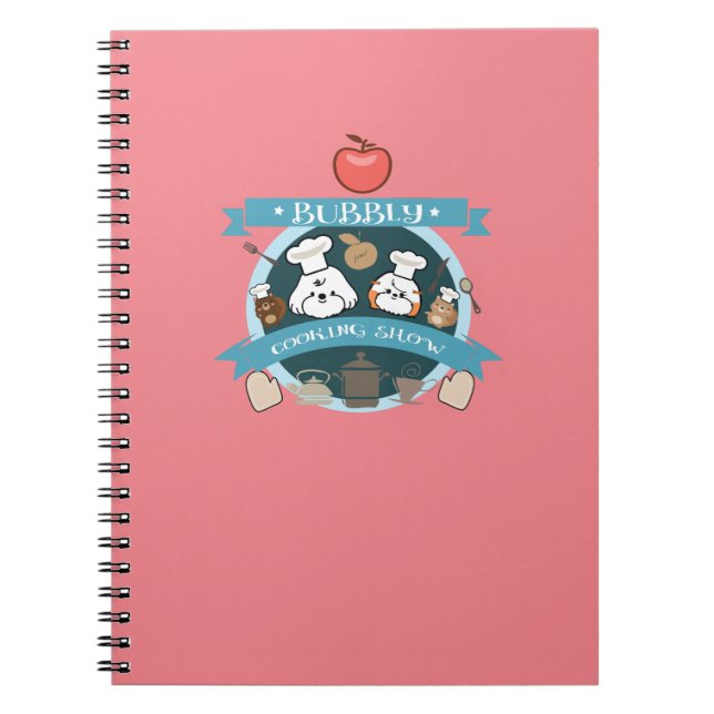 chef bubbly's cooking show notebook (Front)