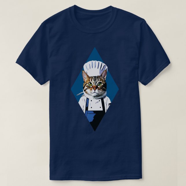 Chef Cat T-Shirt (Design Front)