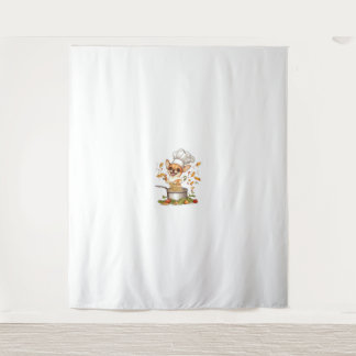 Chef Chihuahua – Culinary Dog Master Tapestry