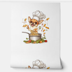 Chef Chihuahua – Culinary Dog Master Wallpaper