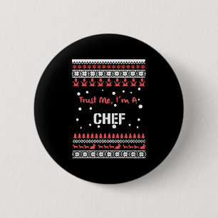 Chef Christmas Shirts 6 Cm Round Badge