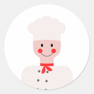 Chef Classic Round Sticker