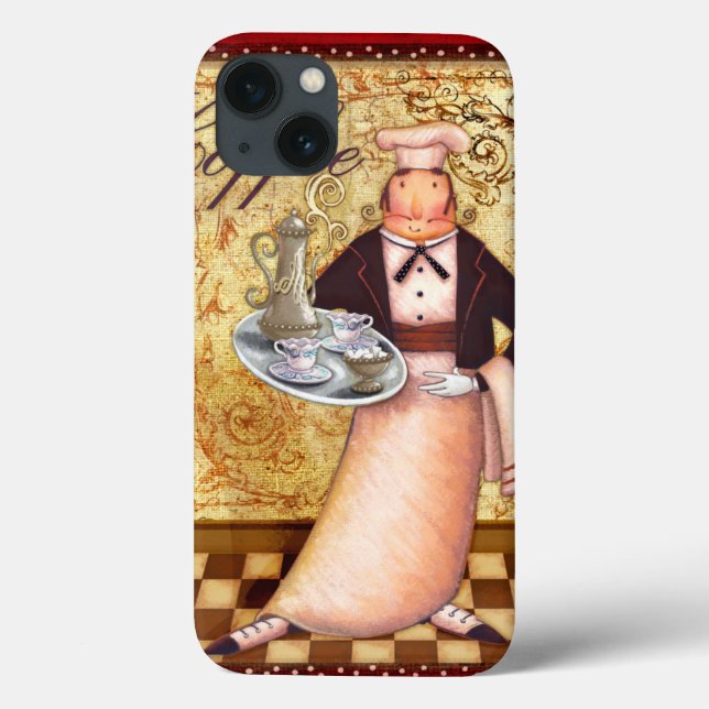 Chef Coffee Case-Mate iPhone Case (Back)