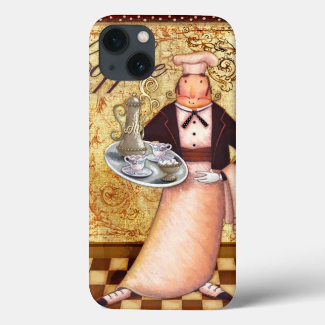 Chef Coffee Case-Mate iPhone Case (Back)