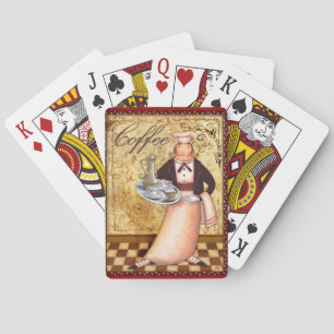 Chef Coffee Playing Cards
