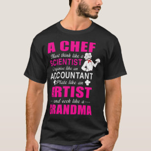 Chef Cook construction ecavator donut gift  T-Shirt