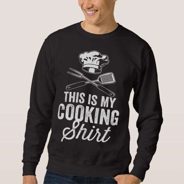Chef Cook Cooking Sweatshirt (Front)