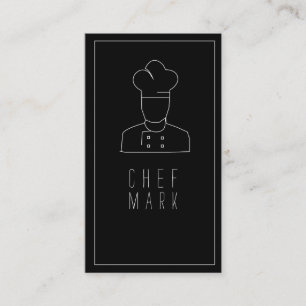 Chef Cook Restaurant Food Business Card