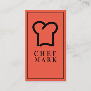 Chef Cook Restaurant Food Business Card