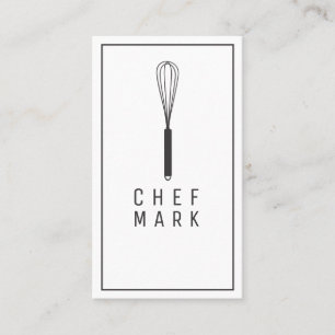 Chef Cook Restaurant Food Business Card