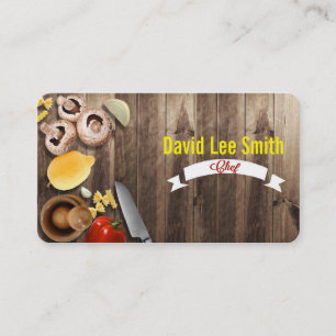 Chef / Cook service / Cooking Instructor Business Card