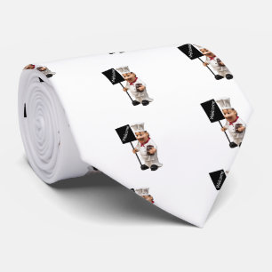 Chef cook - WELCOME menu card Tie