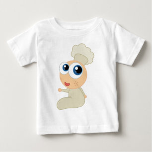 Chef Cooking Baby Cartoon Baker Baby T-Shirt