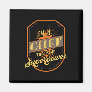 Chef Cooking Magnet
