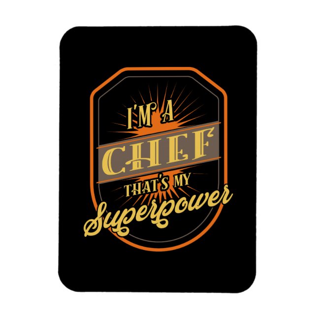 Chef Cooking Magnet (Vertical)