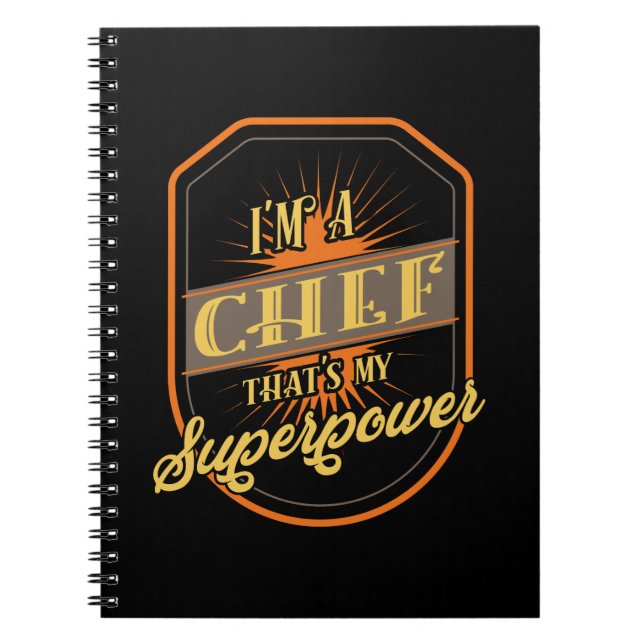 Chef Cooking Notebook (Front)