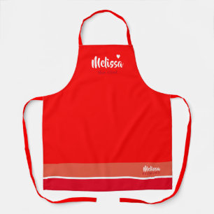 Chef Cuisine Red Apron