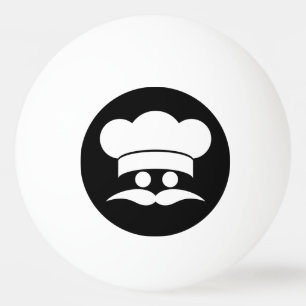 Chef custom colour & text ping pong balls