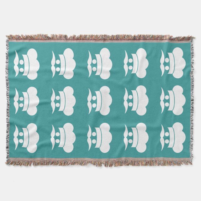 Chef custom colour throw blanket (Front)