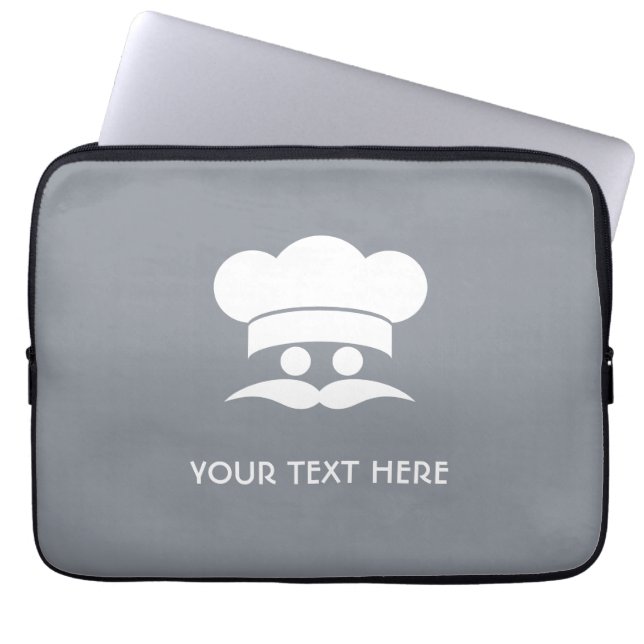 CHEF custom laptop sleeves (Front)