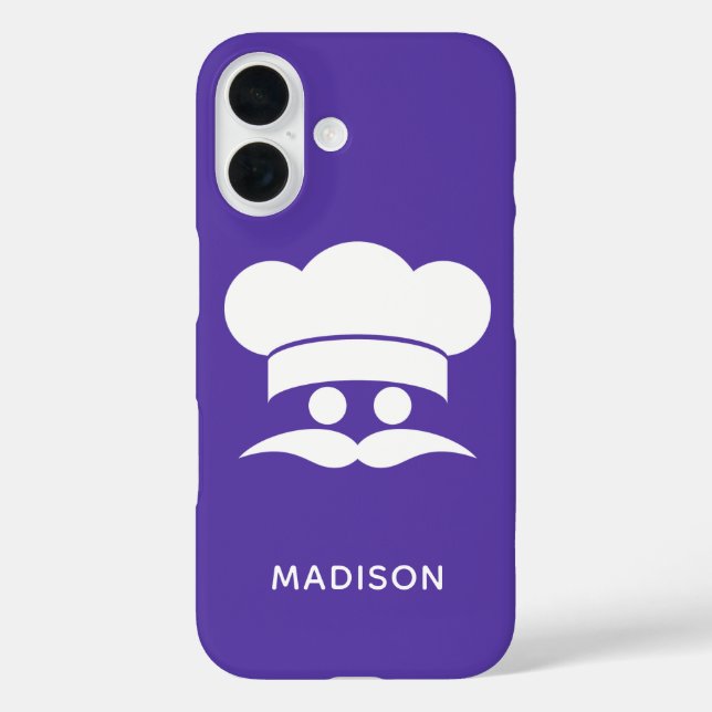 CHEF custom name & colour phone cases (Back)