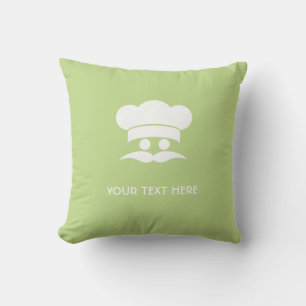 CHEF custom throw pillow