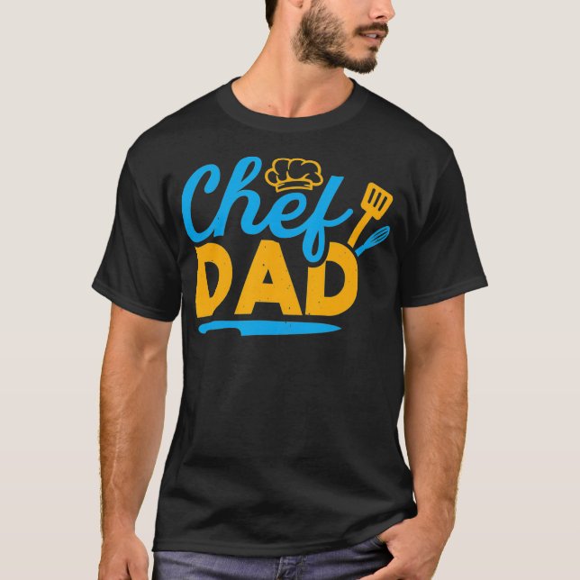 Chef Dad Sous Chefs Culinary Kitchen Cooking bbq l T-Shirt (Front)