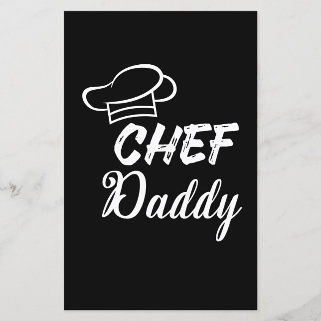Chef daddy | Cook gift | Food Lovers Present (Front)