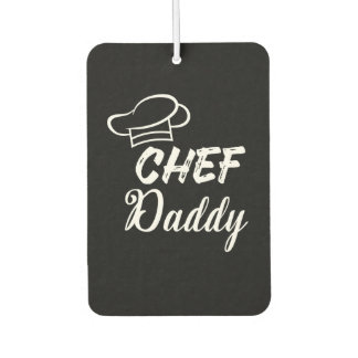 Chef daddy | Cook gift | Food Lovers Present Car Air Freshener