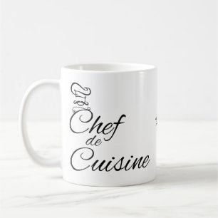 Chef de Cuisine Customisable Name Coffee Mug