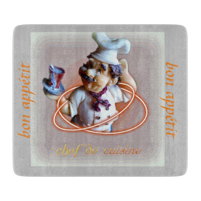 CHEF DE CUISINE CUTTING BOARD (Front)