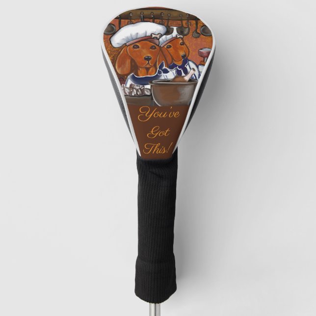 CHEF DOXIES GOLF HEAD COVER (Front)