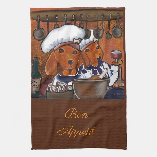 CHEF DOXIES TEA TOWEL (Vertical)