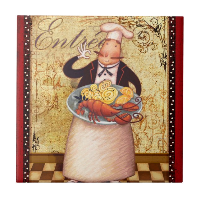 Chef Entrée Ceramic Tile (Front)