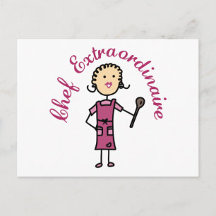 Chef Extraordinaire Postcard