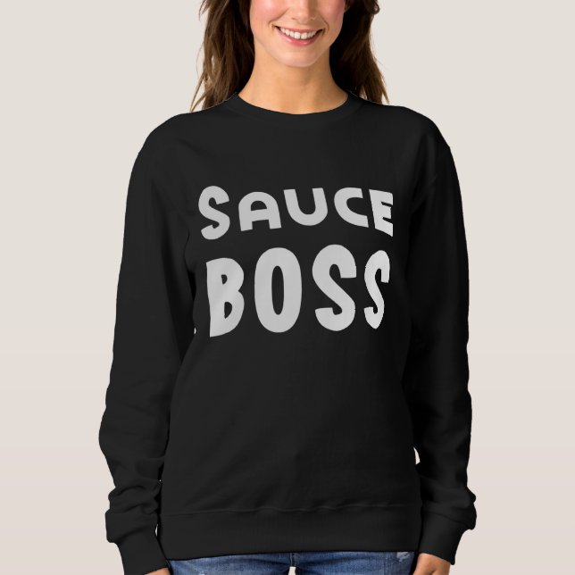 Chef Flavoring Dressing Enthusiasts Men Women Sweatshirt (Front)