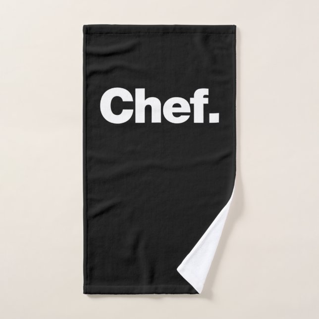 Chef | Funny Quotes About Cooking Gift Hand Towel (Hand Towel)