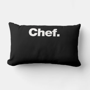 Chef   Funny Quotes About Cooking Gift Lumbar Cushion