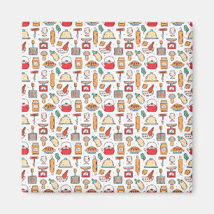 Chef Gift No One Who Cooks Alone Magnet