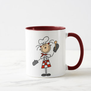 Chef Girl with Wooden Spoon Mug