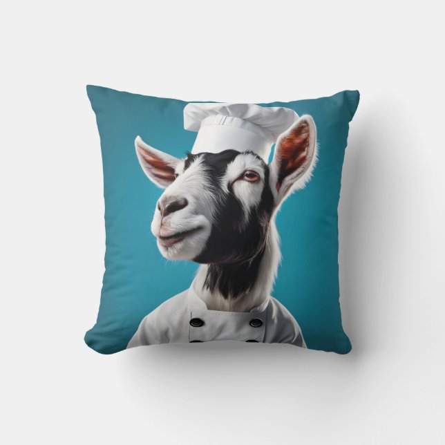 Chef Goat Cushion (Front)