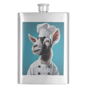 Chef Goat Hip Flask