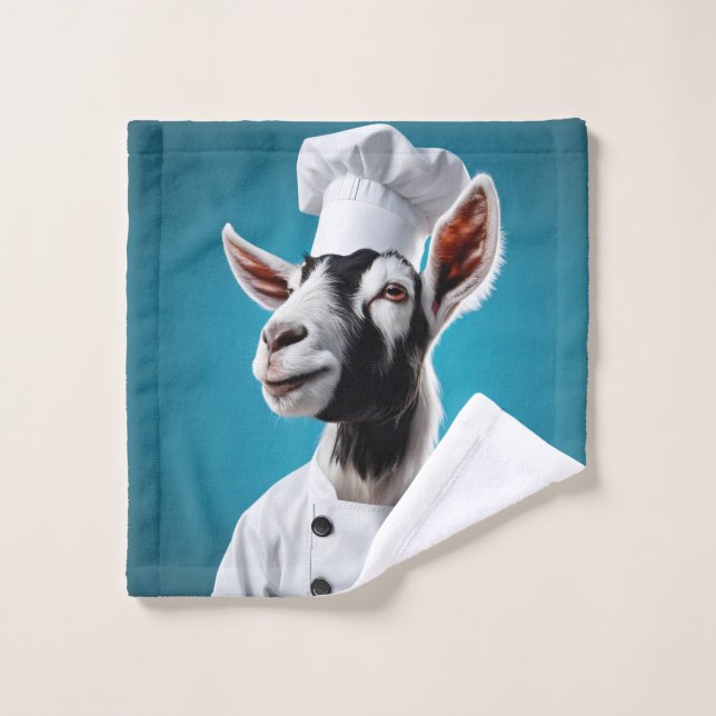 Chef Goat Wash Cloth (Wash Cloth)