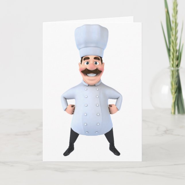 Chef Greeting Cards (Front)