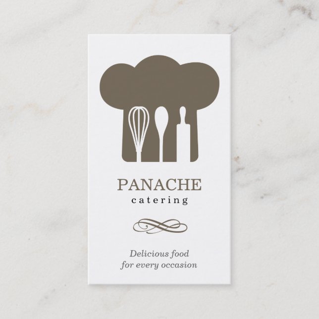 Chef Hat Business Card (Front)