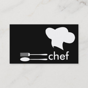 Chef hat business card