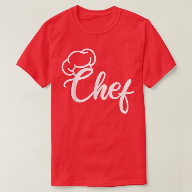 Chef Hat Cooking  T-Shirt (Design Front)